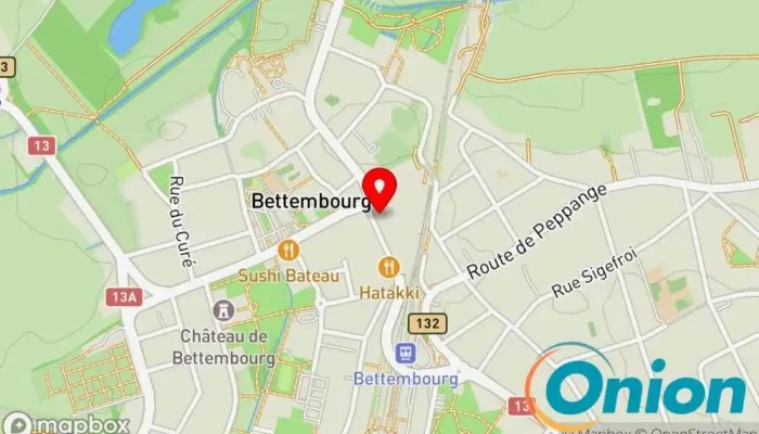 Kaart vun 3236 Bettembourg Raumausstatter zu Bettembourg