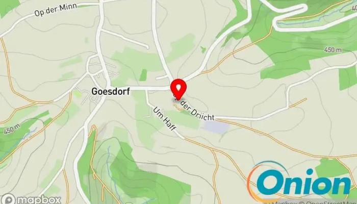 Kaart vun Administration Communale de Goesdorf Gemeindeverwaltungsamt zu Goesdorf