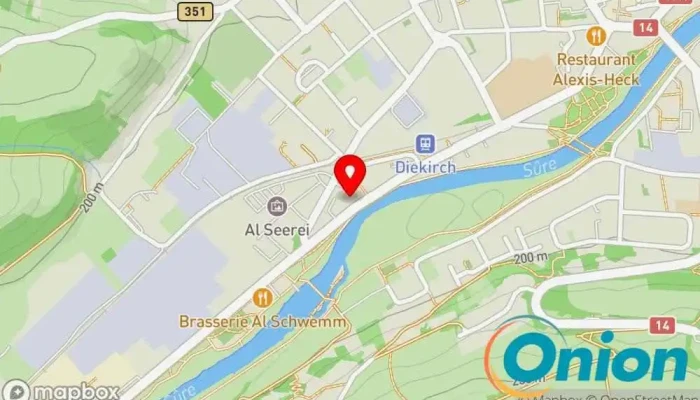 Kaart vun Administration des Services Techniques de l'Agriculture Behörde zu Diekirch