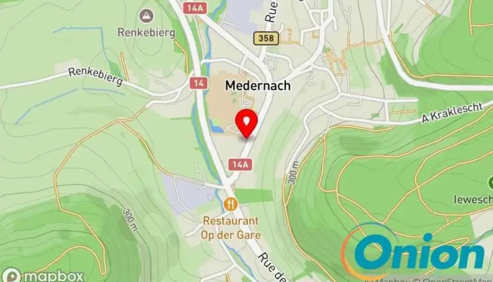 Kaart vun Aerenzdallgemeng Behörde zu Ernztalgemeinde