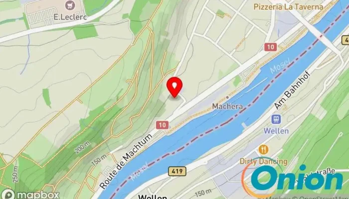 Kaart vun Antony Couleurs Sàrl Sàrl Farbenfachgeschäft zu Grevenmacher