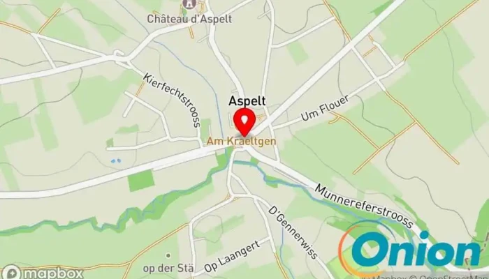 Kaart vun Aspelt  zu Frisingen