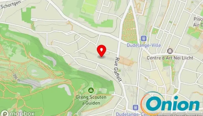 Kaart vun Atelier Th. Weber Metallverarbeitungsunternehmen zu Dudelange