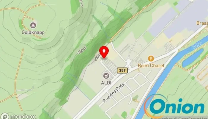 Kaart vun Batiself Ingeldorf Baumarkt zu Erpeldingen
