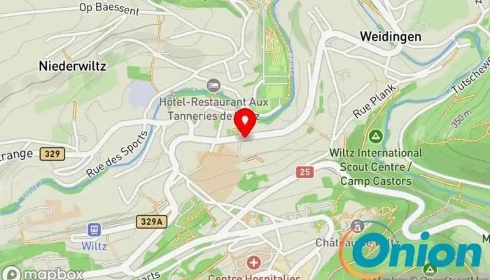 Kaart vun Batiwo Sàrl Maurer zu Wiltz