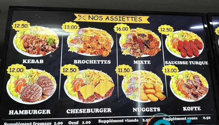 Best Grill Kebab Speisekarte - Luxemburg