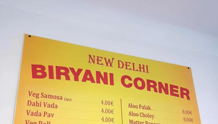 Biryani Corner New Delhi Katalog - Luxemburg
