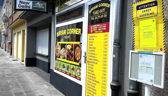 Biryani Corner New Delhi Speisekarte - Luxemburg