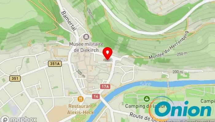 Kaart vun Bonafor Sàrl Garten, Gärtner, Unternehmen für Holzfällarbeiten, Betrieb für Baumarbeiten zu Diekirch