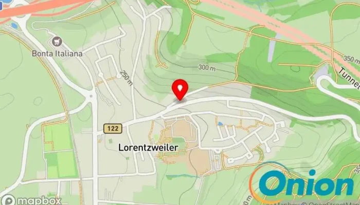 Kaart vun Botzmillen Reinigungsdienst zu Lorentzweiler