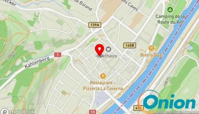 Kaart vun Brasserie Restaurant zu Grevenmacher