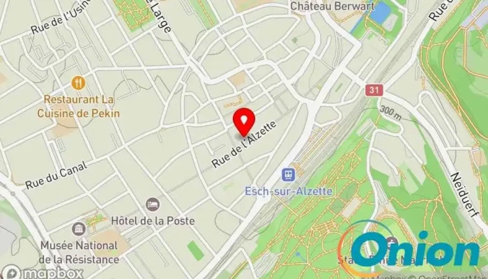 Kaart vun Cabinet infirmier et soins à domicile Luxembourg Pflegedienst zu Esch an der Alzette