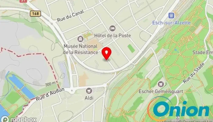 Kaart vun Café Internacional Sàrl Restaurant zu Esch an der Alzette