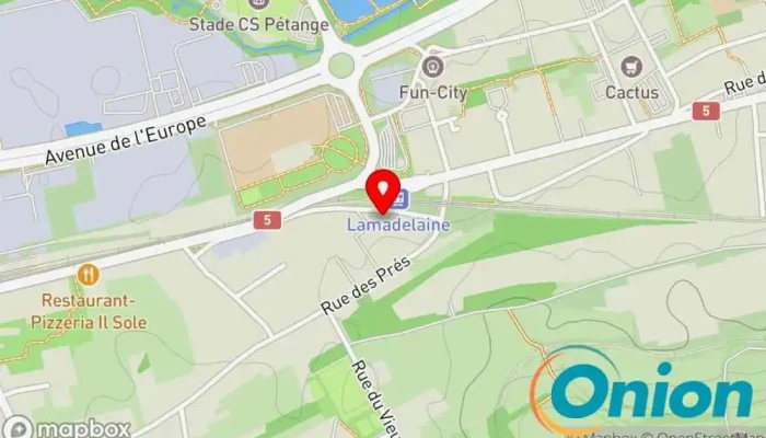 Kaart vun CARADVISE SERVICES Autowerkstatt zu Petingen