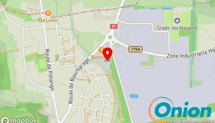 Kaart vun Carrosserie Salis Sàrl Autowerkstatt zu Differdingen