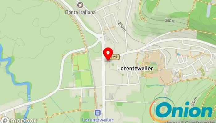 Kaart vun Centre d'incendie et de secours Lorentzweiler Feuerwache zu Lorentzweiler