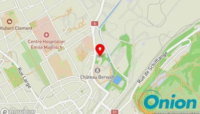 Kaart vun Centre médical Uelzecht Arzt zu Esch an der Alzette