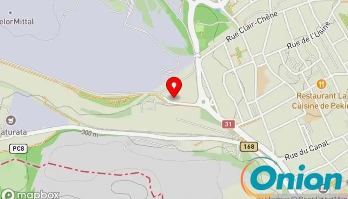 Kaart vun ChargePoint Charging Station Ladestation für Elektrofahrzeuge zu Esch an der Alzette