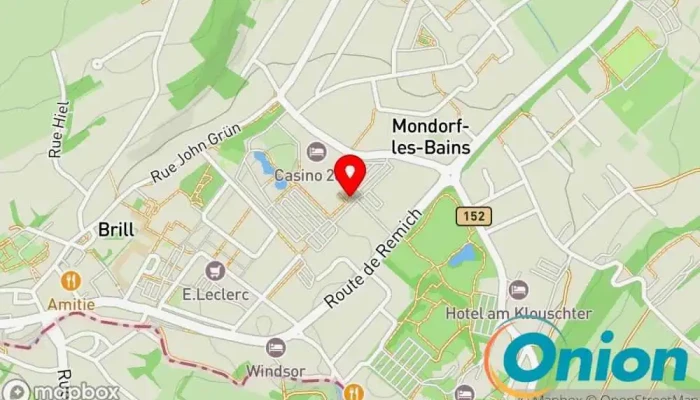 Kaart vun Chargy Charging Station Ladestation für Elektrofahrzeuge zu Bad Mondorf