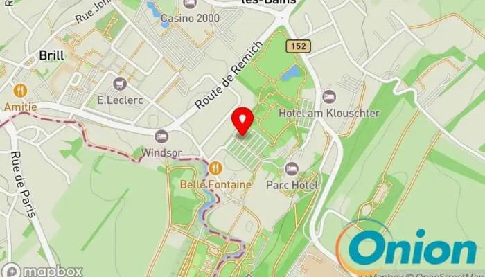 Kaart vun Chargy Charging Station Ladestation für Elektrofahrzeuge zu Bad Mondorf