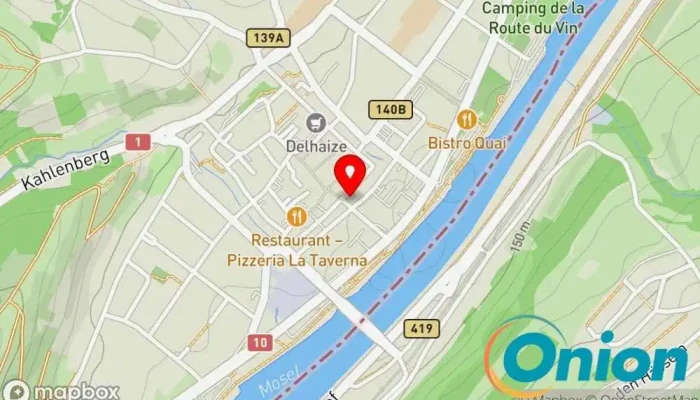 Kaart vun Chargy Ladestation Ladestation für Elektrofahrzeuge zu Grevenmacher