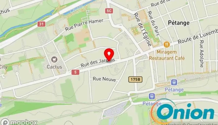 Kaart vun C.L.T.S. SA Bauunternehmen, Auftragnehmer, Zaunfachhandel, Farbenfachgeschäft, Maler, Anbieter von Pflastermaterialien, Betrieb für Fassadenverkleidungen, Fliesenleger, Drechsler zu Pétange