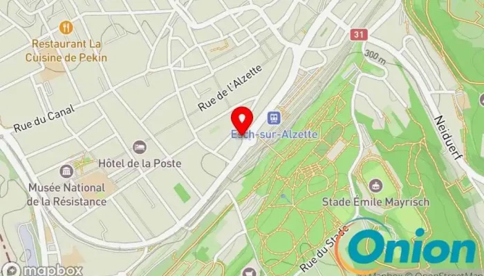 Kaart vun CNN-Services SARLS Solarenergie-Unternehmen, IT-Berater zu Esch an der Alzette