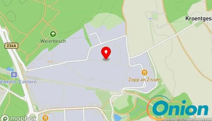 Kaart vun Contern - Lëtzebuerger Beton Hersteller, Baustoffhandel, Anbieter von Betonprodukten zu Contern