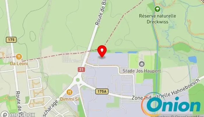 Kaart vun C'Propre Geschäftsstelle zu Differdingen