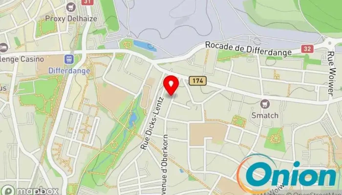 Kaart vun Deco magique sarl Maler zu Differdange