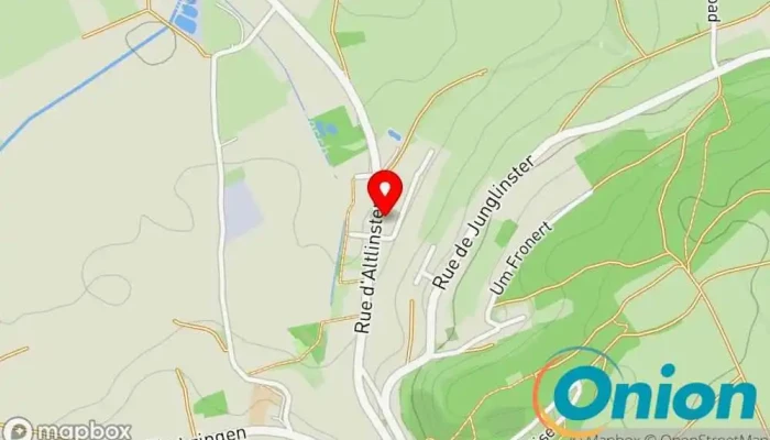 Kaart vun Den Gréngen Zweig SARLS Garten, Gartencenter, Gärtner zu Junglinster