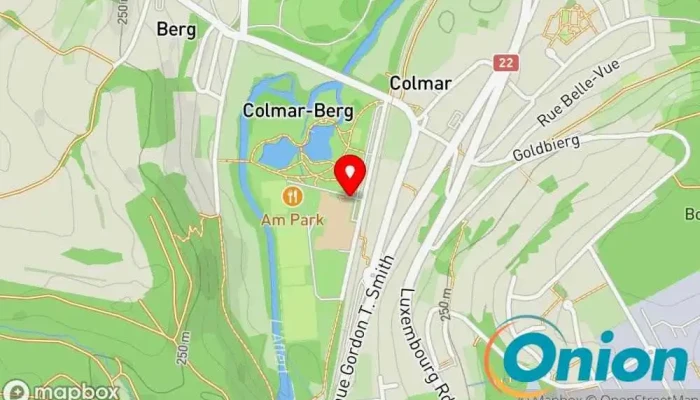 Kaart vun Den Nordpool Öffentliches Schwimmbad zu Colmar-Berg