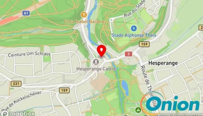 Kaart vun DUC Brasserie Fast-Food-Restaurant, Einzelhandelsmonopol für alkoholische Getränke, Bar, Brauerei, Fachgeschäft für Grillgeräte, Portugiesisches Restaurant zu Hesperingen