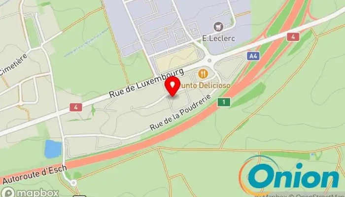 Kaart vun E.D.L. Electro Distribution Luxembourgeoise SA Vertriebsdienst, Fachgeschäft für Haushaltsgeräte zu Leudelingen