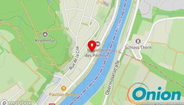 Kaart vun EFB Sa Entsorgungsunternehmen zu Remich