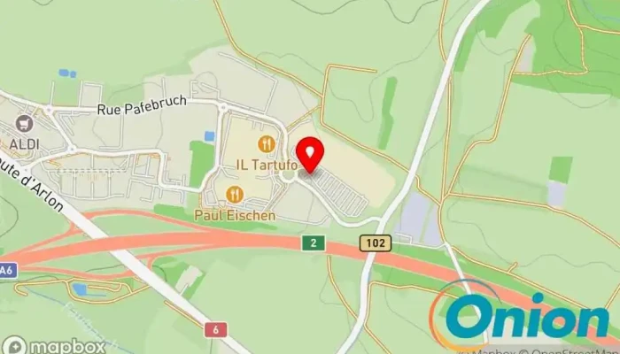 Kaart vun Electric Vehicle Charging Station Ladestation für Elektrofahrzeuge zu Mamer