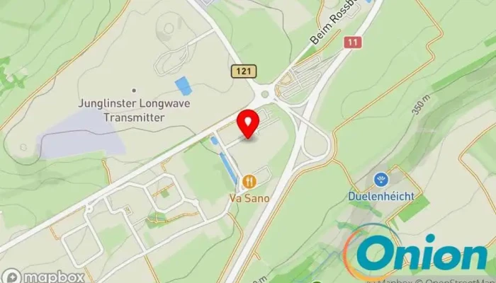 Kaart vun Electricité F. Wagner JUNGLINSTER Elektriker, Fachgeschäft für Haushaltsgeräte, Veranstaltungsplaner, Beleuchtungsgeschäft zu Junglinster
