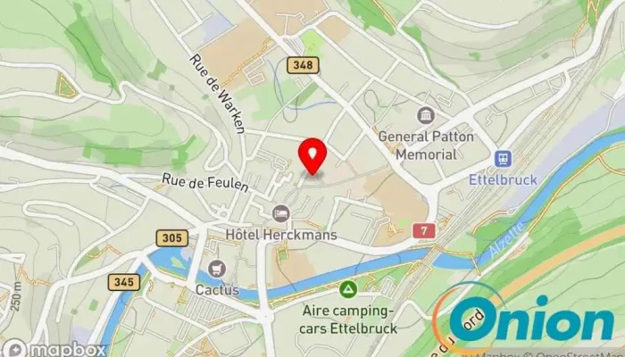 Kaart vun Electricité P. DIEDERICH Succ. FEYPEL Sàrl Elektriker, Fachgeschäft für Haushaltsgeräte, Elektrofachgeschäft zu Ettelbruck