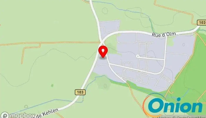 Kaart vun ELECTRICITE WAGENER & FILS SARL Elektriker, Installateur von Sicherheitssystemen, Fotovoltaik-Solarstromanlage zu Kehlen