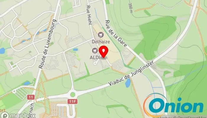 Kaart vun enovos Charging Station Ladestation für Elektrofahrzeuge zu Junglinster