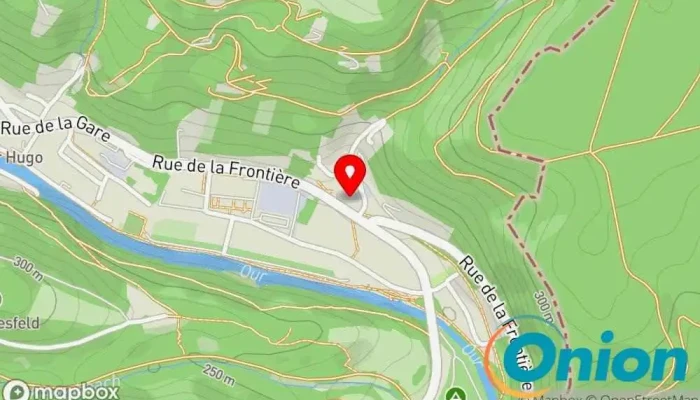 Kaart vun Entreprise Vinandy Sàrl Bauunternehmen zu Vianden