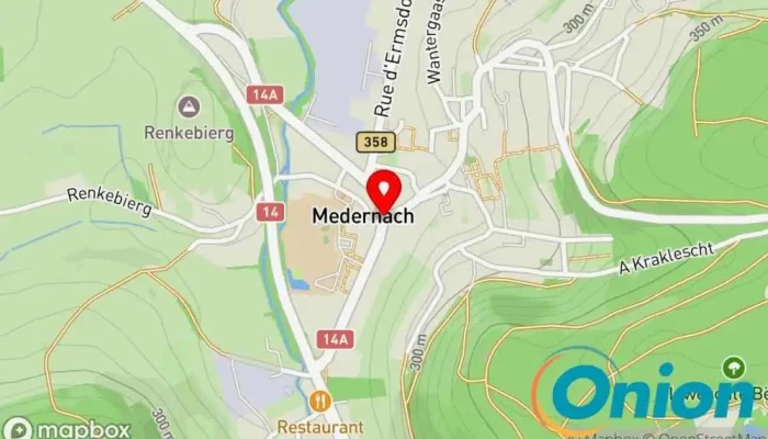 Kaart vun Ernztalgemeinde  zu Ernztalgemeinde