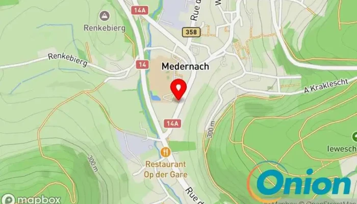 Kaart vun Ernztalgemeinde  zu Ernztalgemeinde