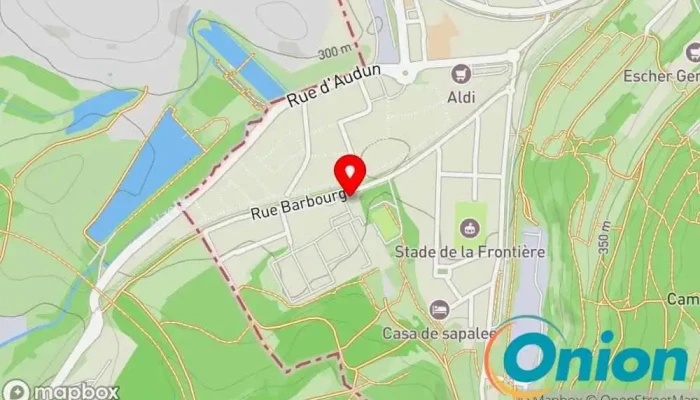 Kaart vun ESTONTECO Charging Station Ladestation für Elektrofahrzeuge zu Esch an der Alzette