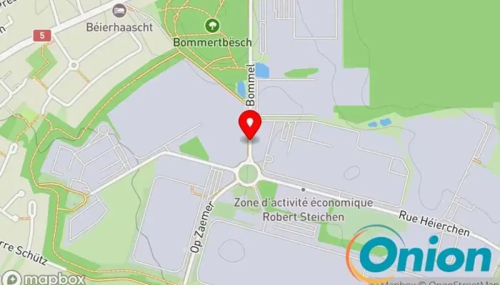 Kaart vun Evs Netco Luxembourg Anbieter von Materialhandhabungsausrüstung zu HAUTCHARAGE