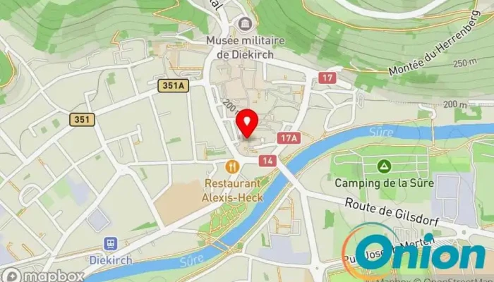 Kaart vun Faber Diekirch Elektroinstallationsdienst zu Diekirch