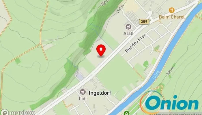 Kaart vun Fachmaart Robert Steinhäuser Nord SA Baumarkt zu Erpeldingen