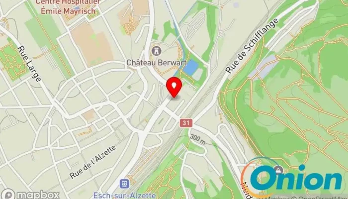 Kaart vun Facilitec Makerspace, Co-Working-Fläche zu Esch an der Alzette