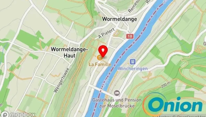 Kaart vun Fun Garage S.à r.l. Fahrradgeschäft zu Wormeldange
