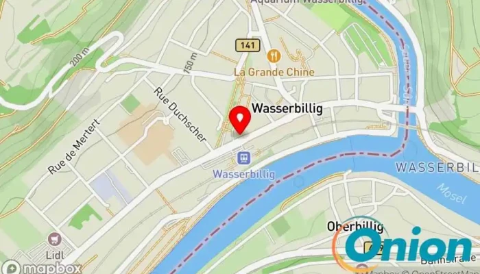 Kaart vun Gartengestaltung Manfred Heinz Sàrl Sàrl Gartenbauer zu Mertert